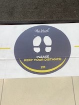 Back out and slip testing - What's changed? 1 Flooring stickers