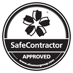 This is the Safe Contractor Approved logo.